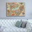 «Modern Map Of Boston» par Nikki Galapon, impression sur toile tendue