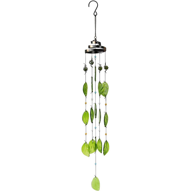 Glass Leaf Wind Chime