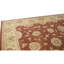 Hand Knotted Wool Oriental Area Rug in Rust And Gold