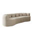 Canapé modulaire courbé à quatre places Chenille-517320843
