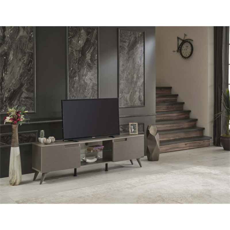 Meuble télé Furnishome Store Denver, Brun