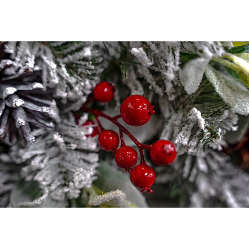 WINTER SOLSTICE Mixed Assortment 66 cm Artificial Wreath