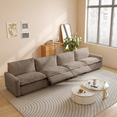 4-piece Sofa With Proof Fabric, Power Recliner & Heated Seat