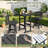 All-Weather HDPE Outdoor Swivel Bar Table and Chairs(3-Piece)-1342197453