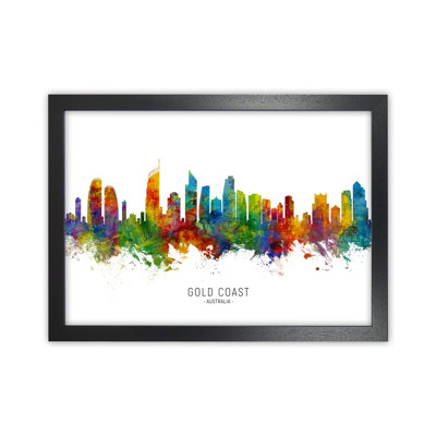 Gold Coast Australia Skyline by Michael Tompsett - Print