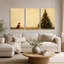 "Boy Lighting", ensemble de 3 toiles reliées à une bougie-416043728