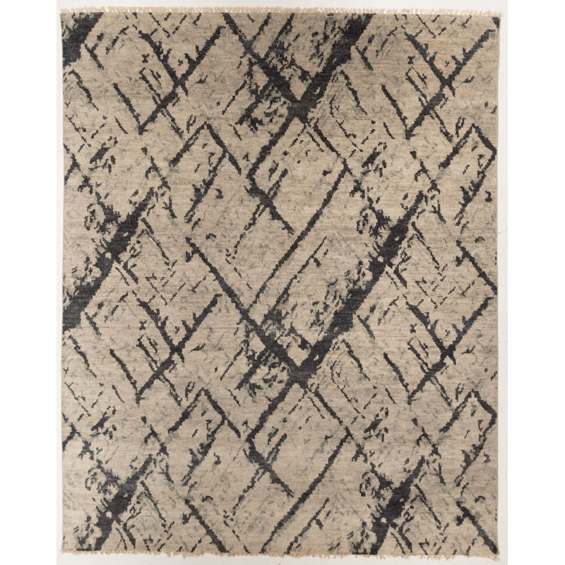 Hand Knotted Abstract Rug
