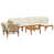 Cream White Cushion/Natural Beige Frame is out of stock selected