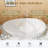 67" L Shell Texture Design Solid Surface Freestanding Bathtub