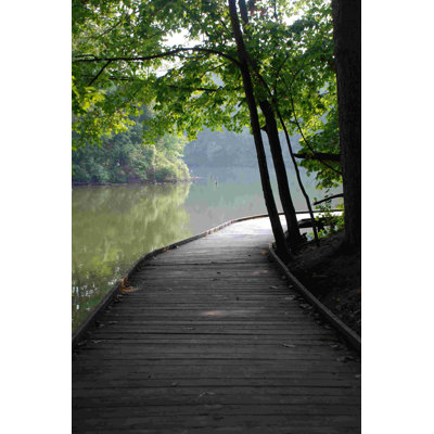Bridge Riverbend Photographie - Photographie sur toile tendue