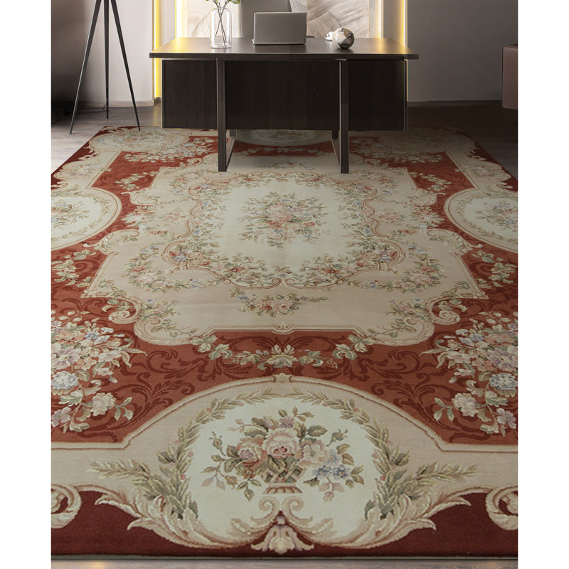 Tapis rectangulaire noué à la main
