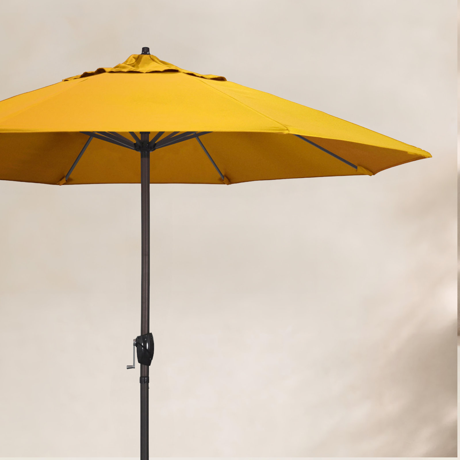 108'' Outdoor Umbrella, Yellow Performance Canvas