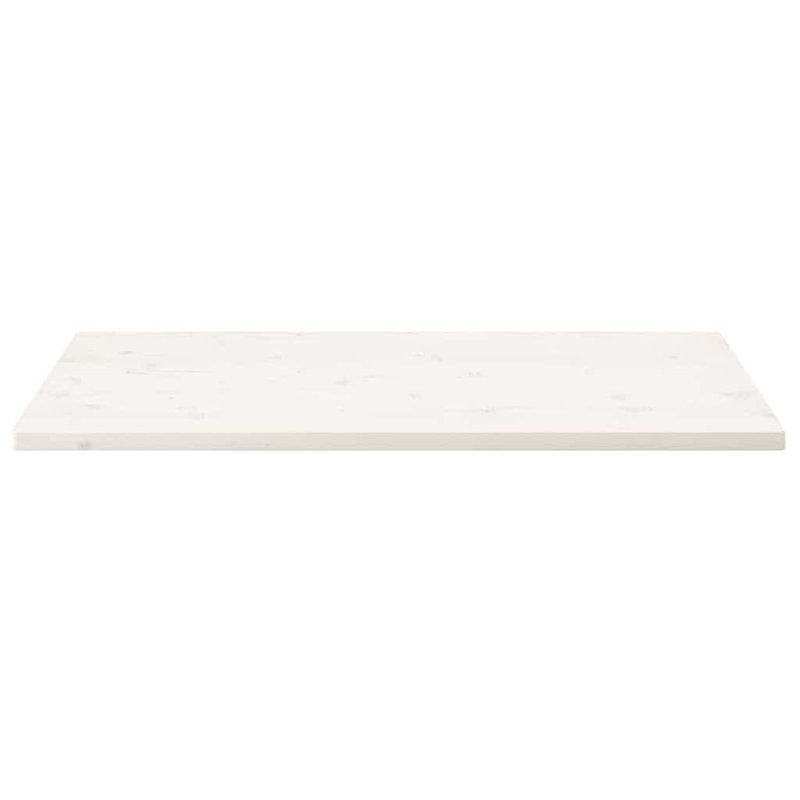 Quenemo Solid Wood Table Top, 2.5cm H x 110cm W x 55cm D, White