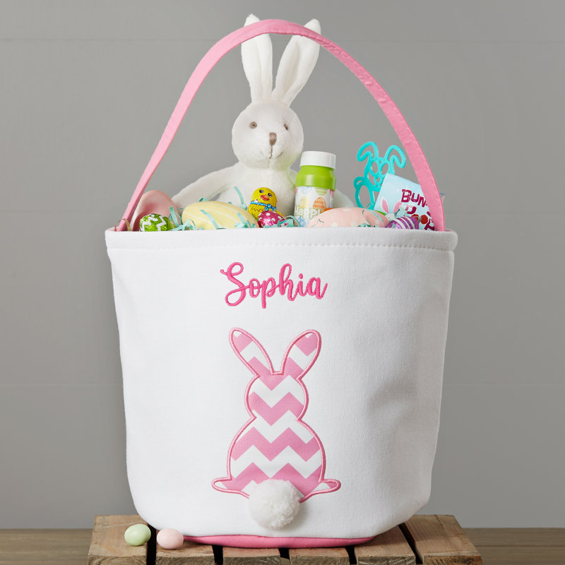 Personalization Mall Fabric Basket, Yes
