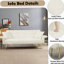 Futon-lit 70,1 po, canapé-lit double convertible avec accoudoirs rabattables-2084820815
