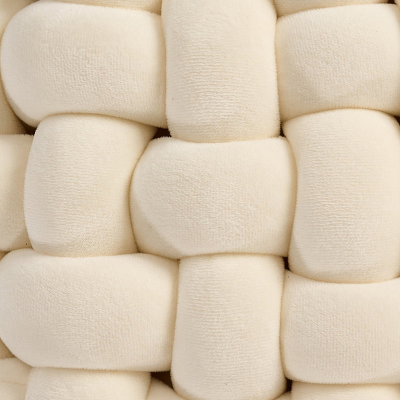 Cream Backrest Cushion