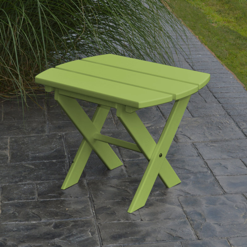 Table d'appoint pliante Anika, Lime tropicale