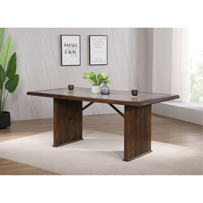 Wawona Brown Rectangular Dining Table