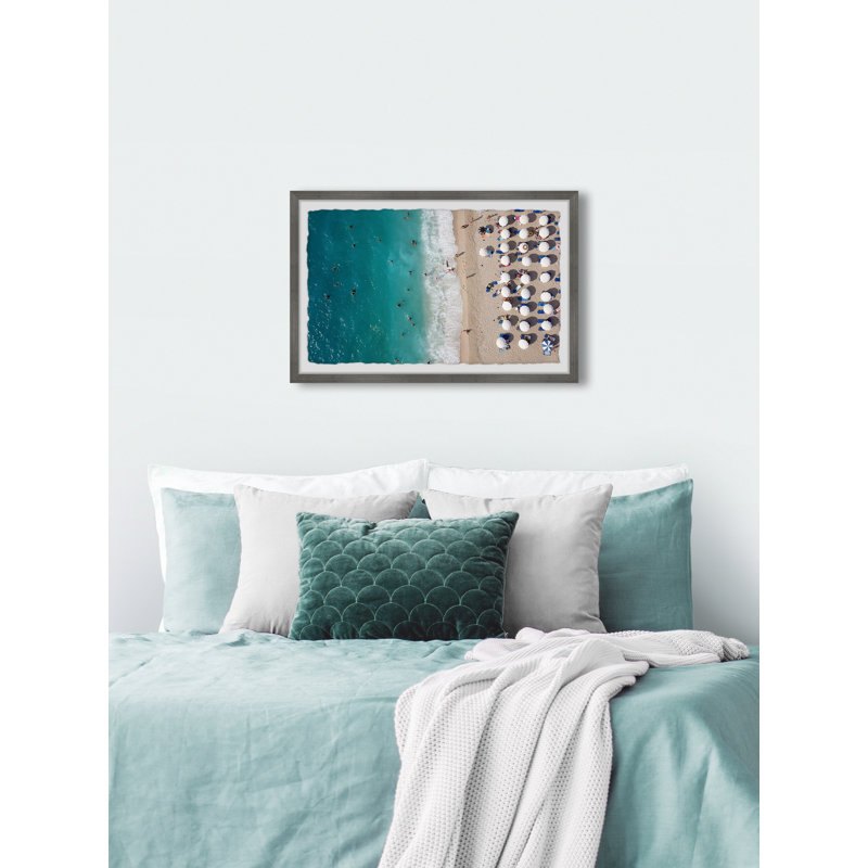Beach Days - Single Picture Frame Painting, 41 cm H x 61 cm W x 3.81 cm D