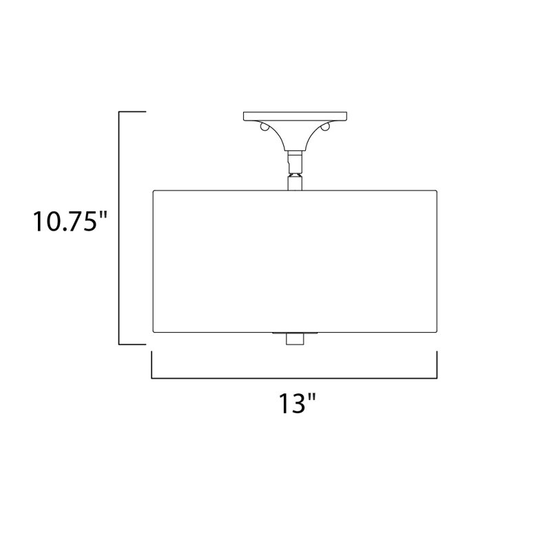Alceo 2 - Light Drum Pendant, Satin Nickel