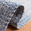 Tapis bleu foncé / ivoire tissé à la main Trombetta-1982164774-1958353457