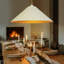 Grand luminaire suspendu pour îlot de cuisine 1 lumière à intensité variable 24,2 po Hylia