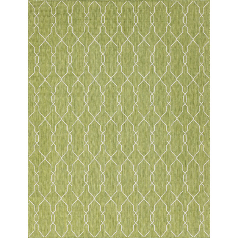 Vidette Geometric Indoor / Outdoor Rug, Rectangle 9' x 12'2"