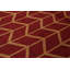 Tapis en laine rouge/bourgogne à la main gold oriental traditionnelle noué la Bunceton-31791302