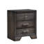 Table de chevet 2 tiroirs 1pc