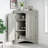 Triangle Bathroom Storage Sideboard with Adjustable Shelves-95857614