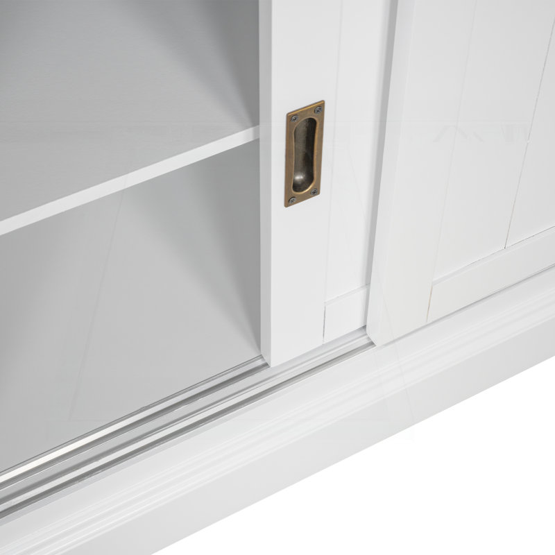 Sophisticated Tall Bookshelf with LED Lights and Versatile Storage Options, White