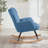 Ergonomic Tufted Glider Rocking Chair