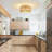 Aleiah Rattan Flush Mount
