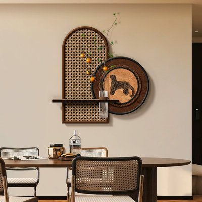 Brown Modern Sandstone Wall art