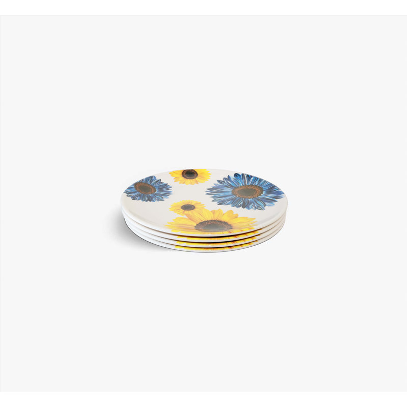Bol à tournesol bleu, Bleu/jaune