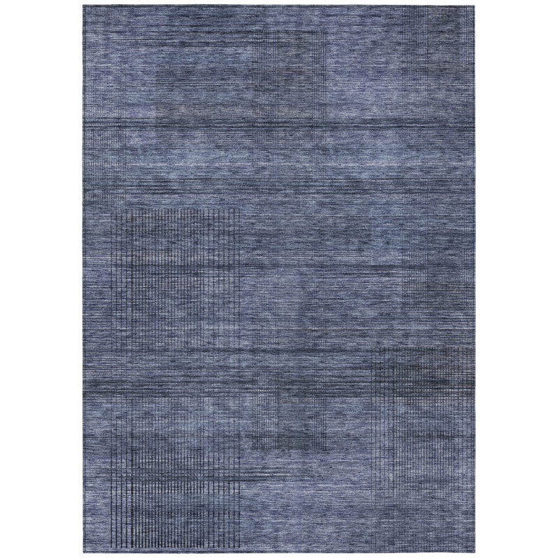HomeRoots Rectangle Machine Woven Area Rug