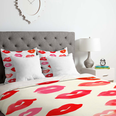 Ensemble de housse de couette le baiser
