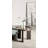Dark Blond High Gloss & Smoked Oak End Table