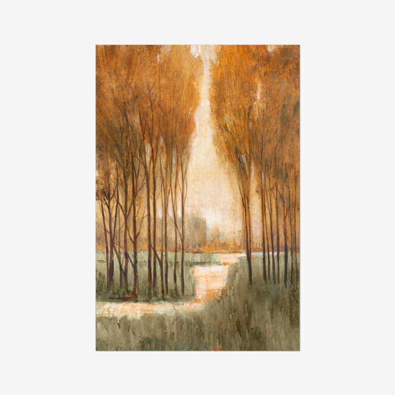 Golden Forest I by Timothy O' Toole - Painting, Wrapped Canvas, 30cm H x 20cm W