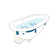 INIZIO 6636 Freestanding Whirlpool Bath in White With Round Tub Filler