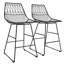 Counter Stool with Metal Frame-2021134101