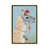 Toile avec cadre or