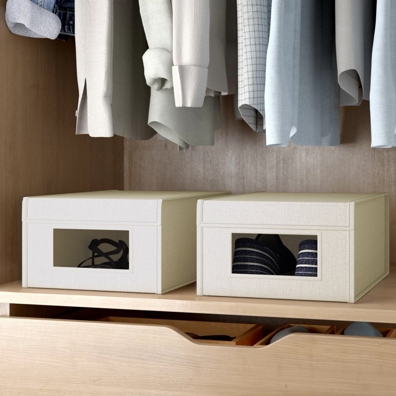 Drop Front Vision Box, Cream