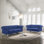 Ensemble de salon en velours Shondra