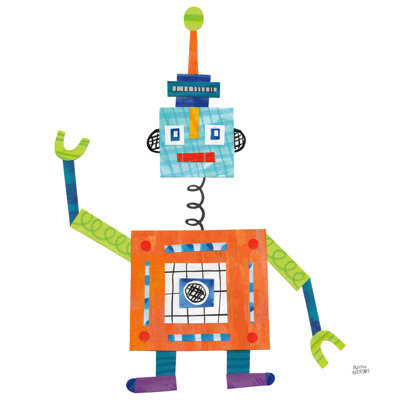 Robot Party III orange / bleu