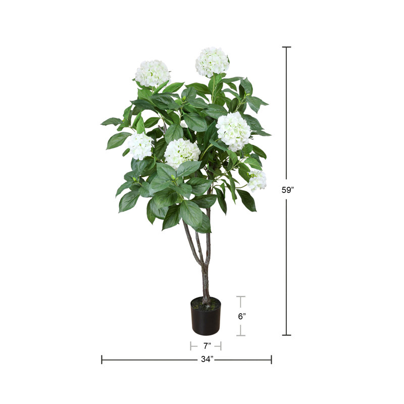5' Hydrangea Drop-In Trees, 2