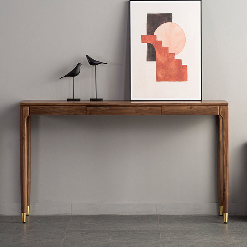 Menzel Solid Wood Console Table, 31.5" H x 63" W x 13.8" D
