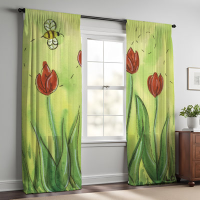 Kinston Semi Sheer Curtain Pair
