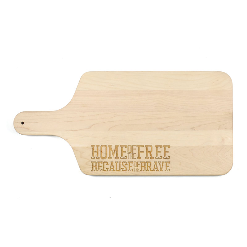 Because Of The Brave Cutting Board, Maple
