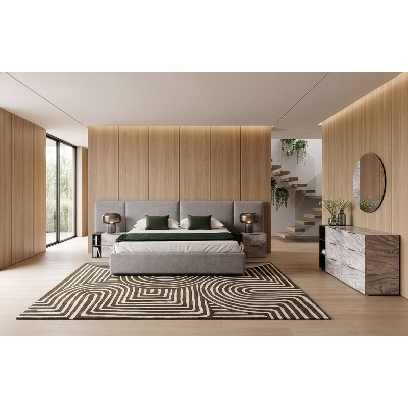 Oteri Upholstered Platform Bed, King